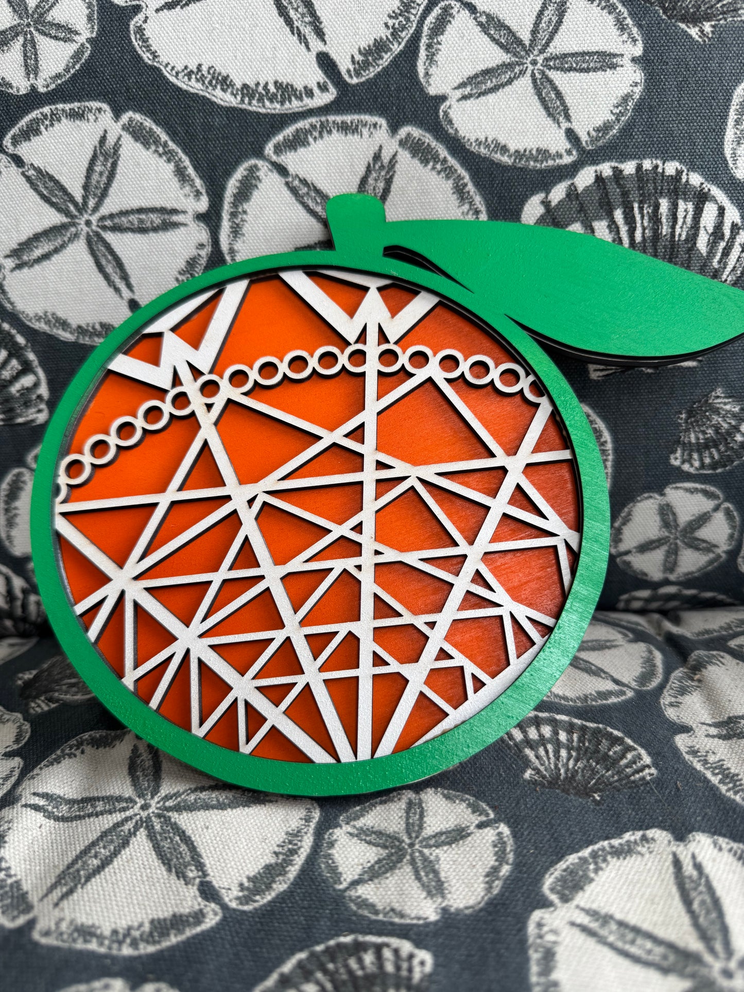 Laser Cut Florida Citrus Layered Wall Art – Tropical Orange Tree Enchanted Home Decor