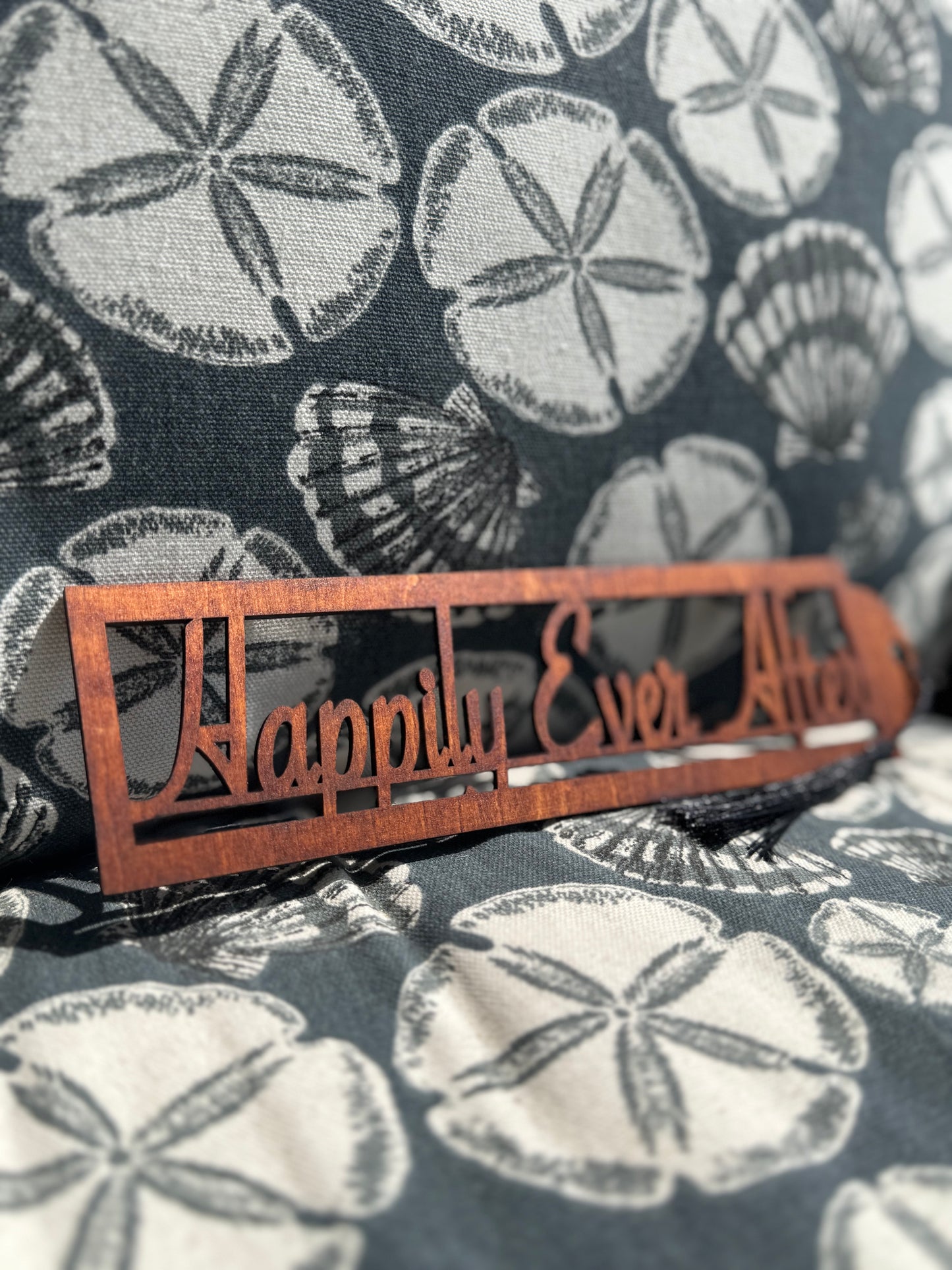 Laser Cut Happily Ever After Wooden Bookmark – Fairytale Ending Book Lover Gift & Functional Reading Accessory