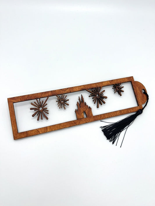 Laser Cut Castle Wooden Bookmark – Enchanted Fortress Book Lover Gift & Functional Reading Accessory