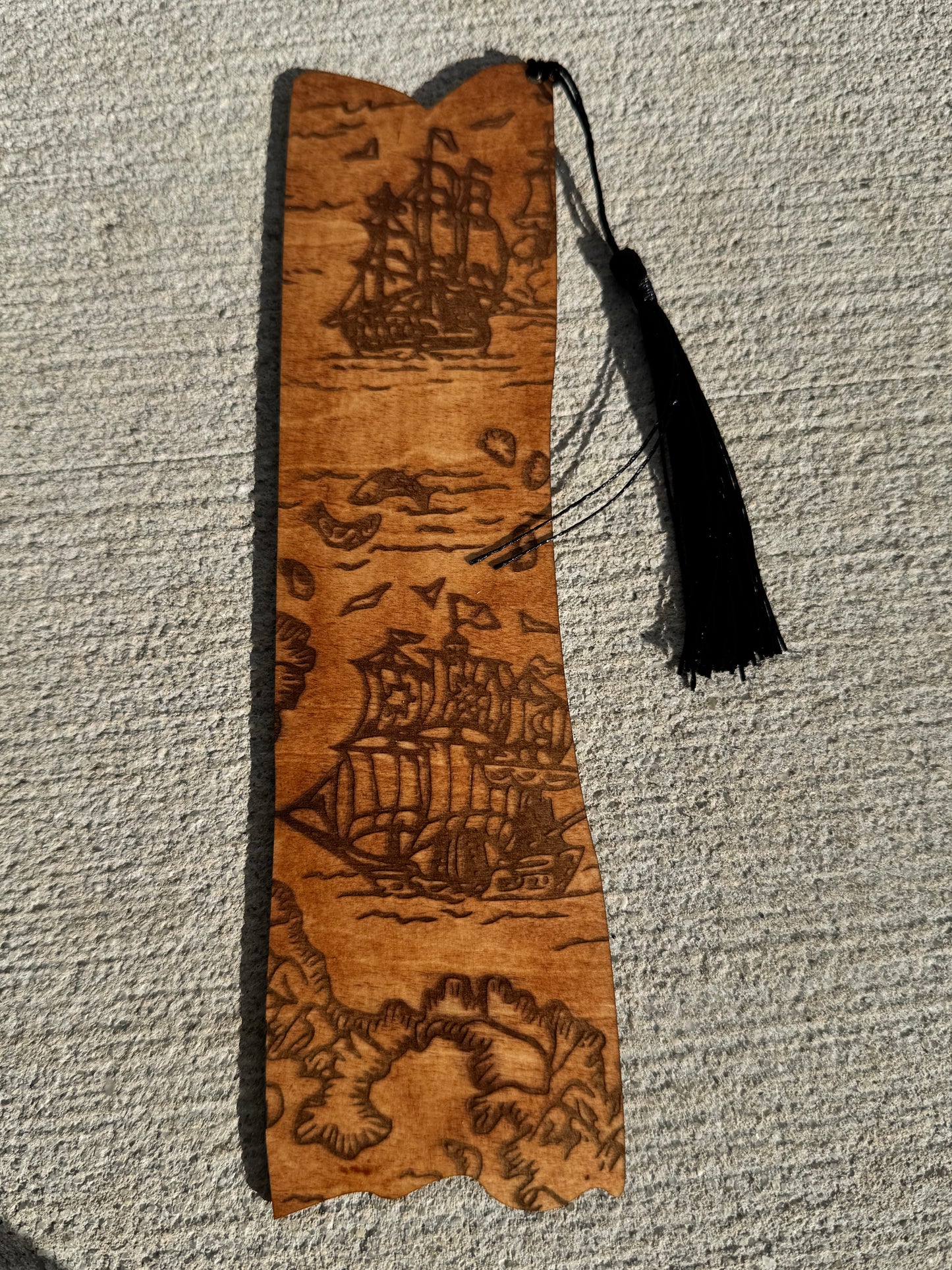 Laser Cut Pirate Map Bookmark Pack (3) – Treasure Hunt Book Lover Gift Set & Functional Reading Accessories
