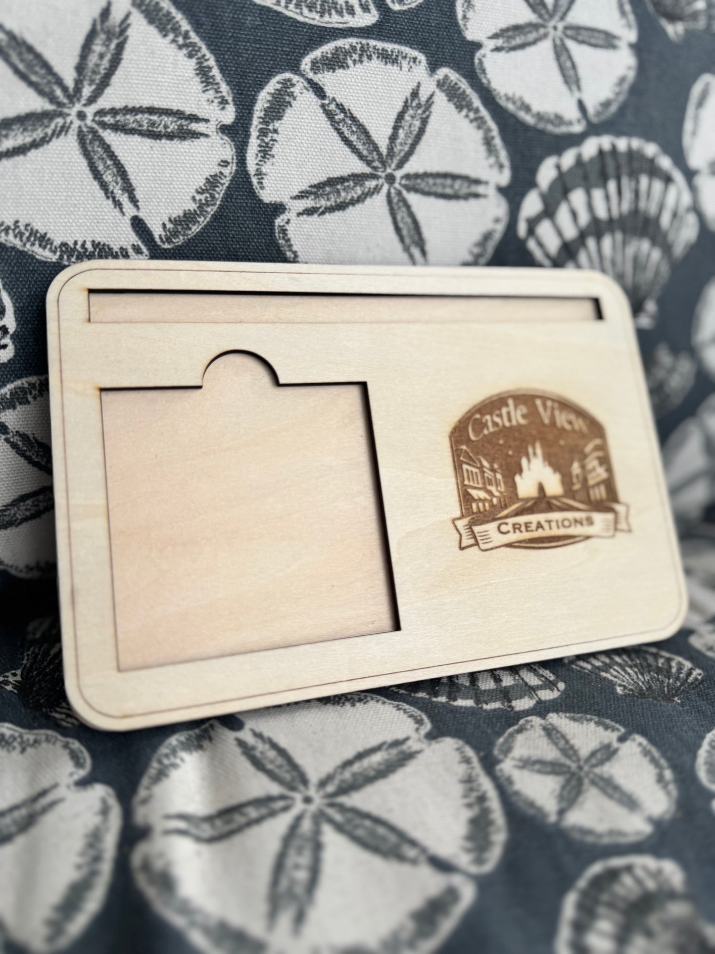 Personalized Laser Cut Wooden Sticky Note Holder – Custom Engraved Desk Organizer & Functional Home Office Decor