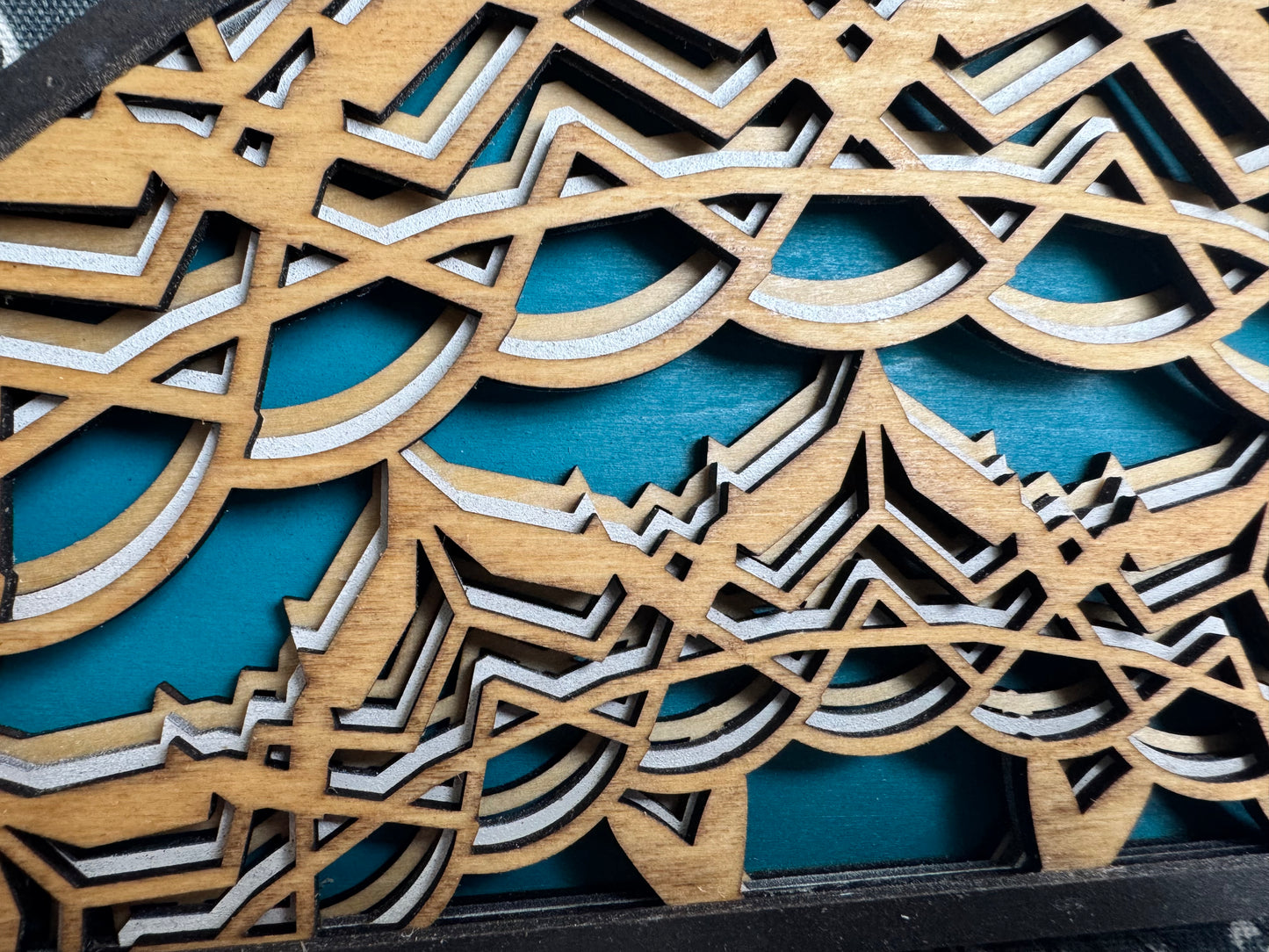 Laser Cut Sail Away Duo Layered Wall Art Set – Matching Orange & Blue Sailboat Enchanted Wall Decor