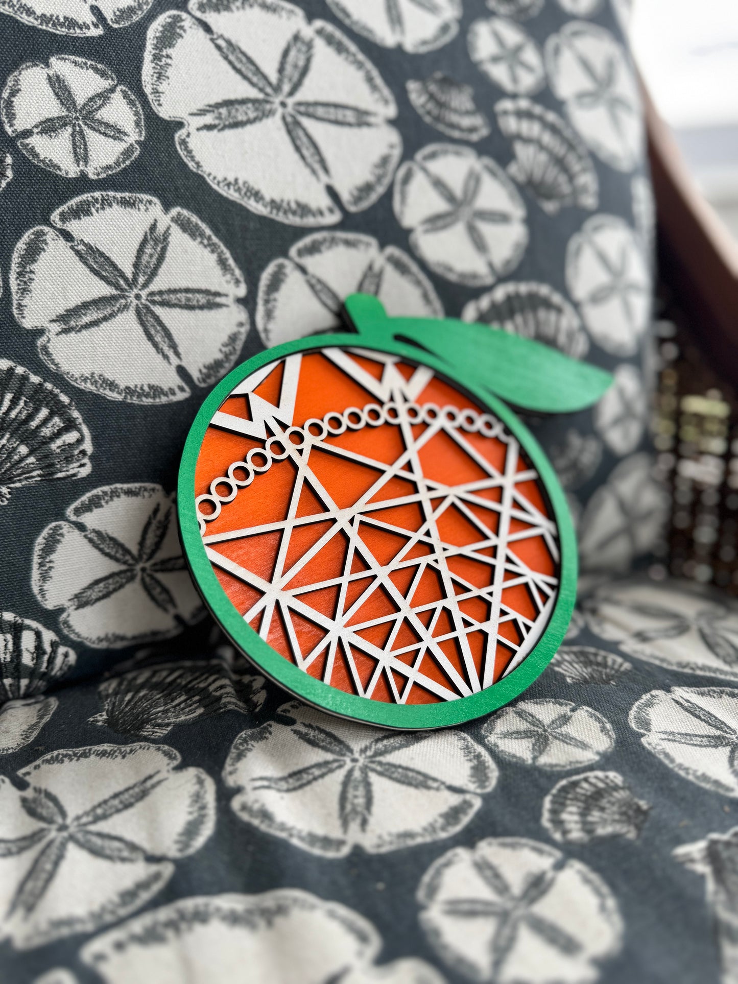 Laser Cut Florida Citrus Layered Wall Art – Tropical Orange Tree Enchanted Home Decor