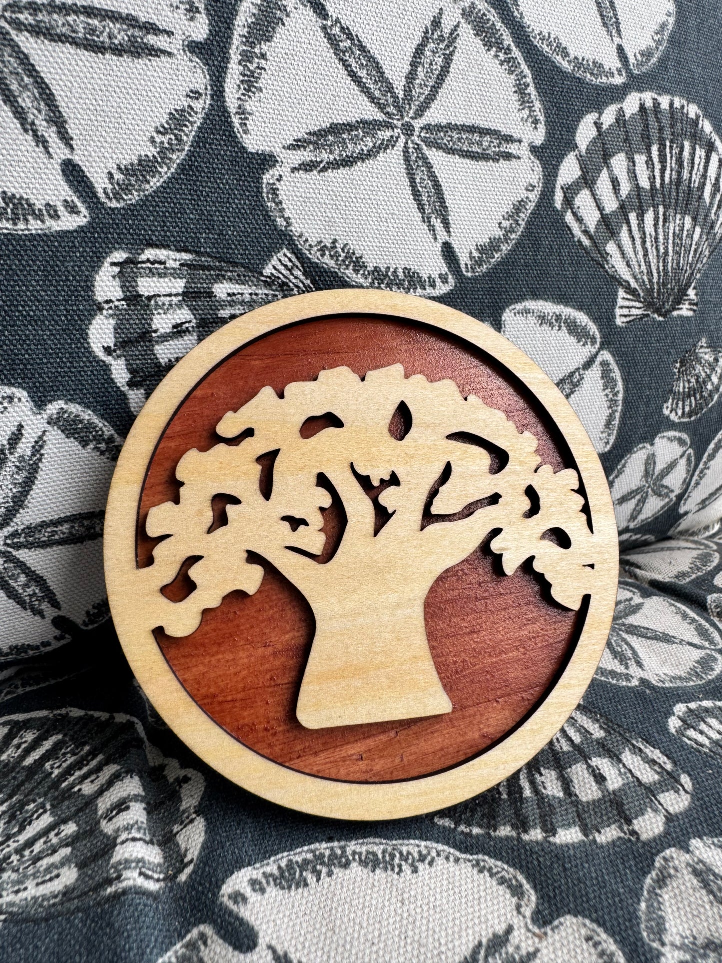 Laser Cut Tree of Life Layered Wooden Coaster Set (4) – Enchanted Nature Functional Home Decor