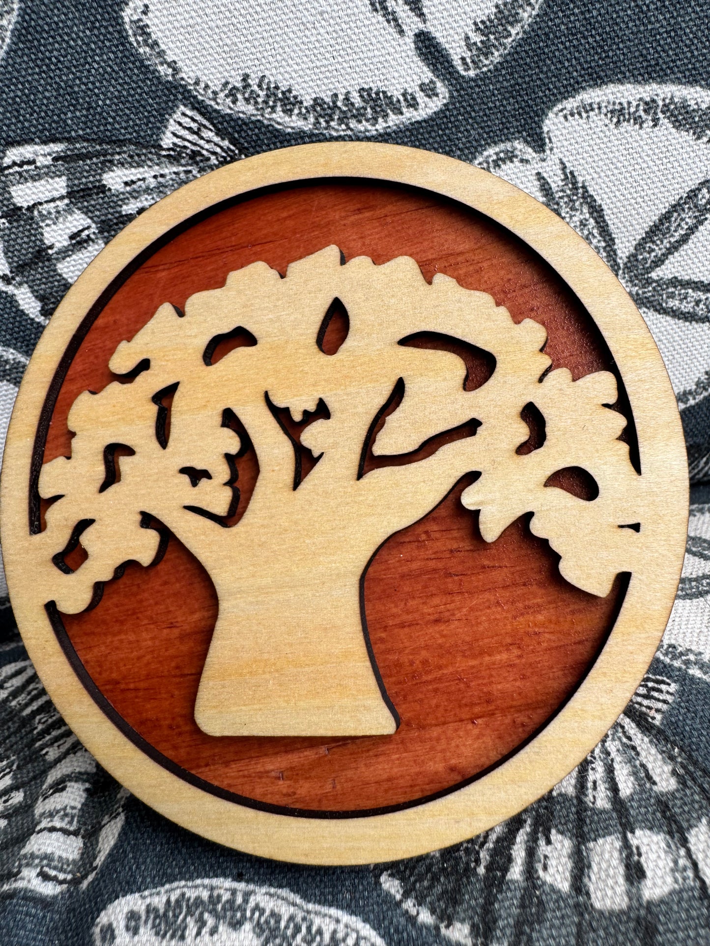 Laser Cut Tree of Life Layered Wooden Coaster Set (4) – Enchanted Nature Functional Home Decor