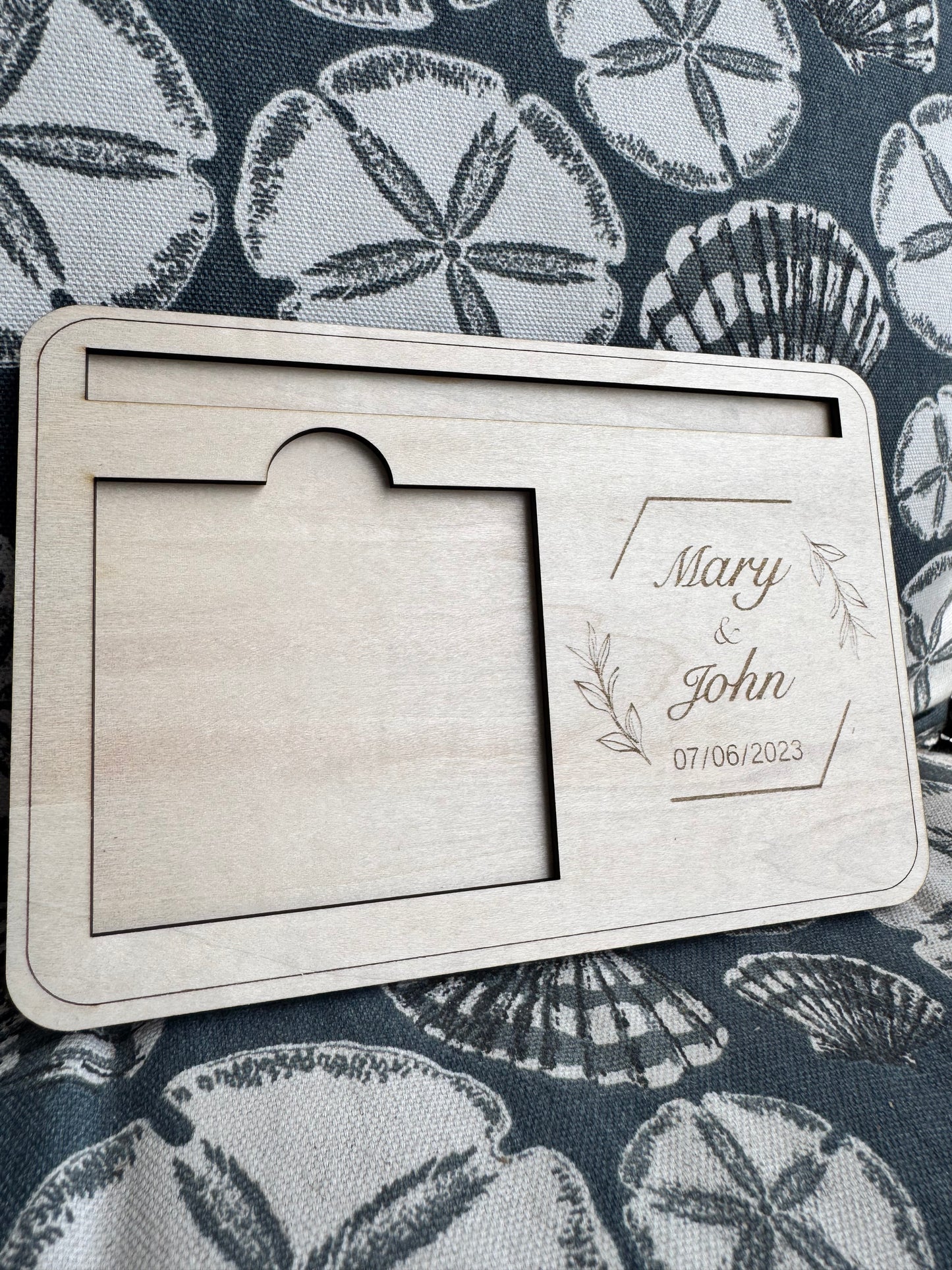 Personalized Laser Cut Wooden Sticky Note Holder – Custom Engraved Desk Organizer & Functional Home Office Decor