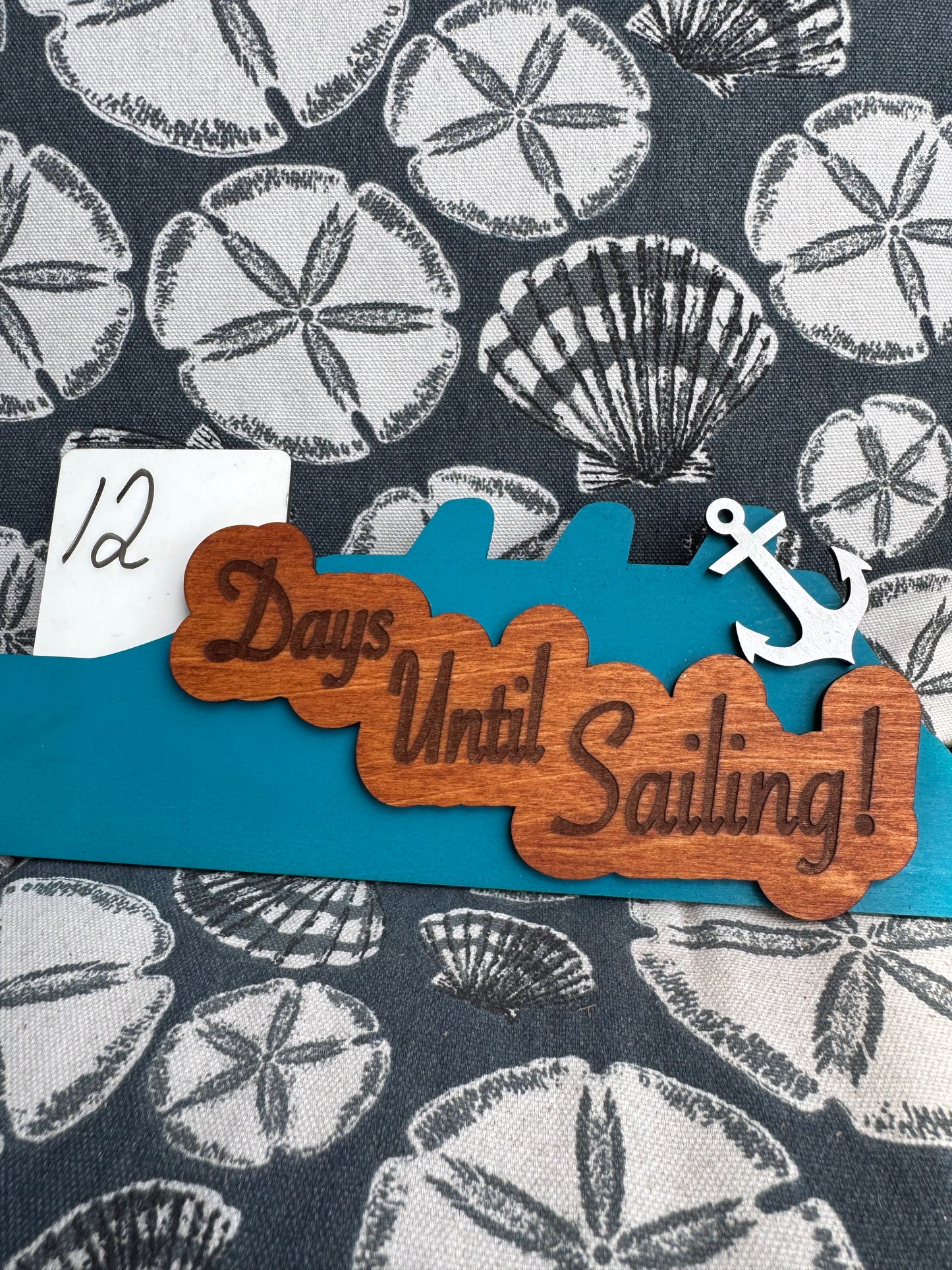 Laser Cut Cruise Countdown Magnet – Custom Cruise Ship Vacation Tracker & Magical Fridge Decor