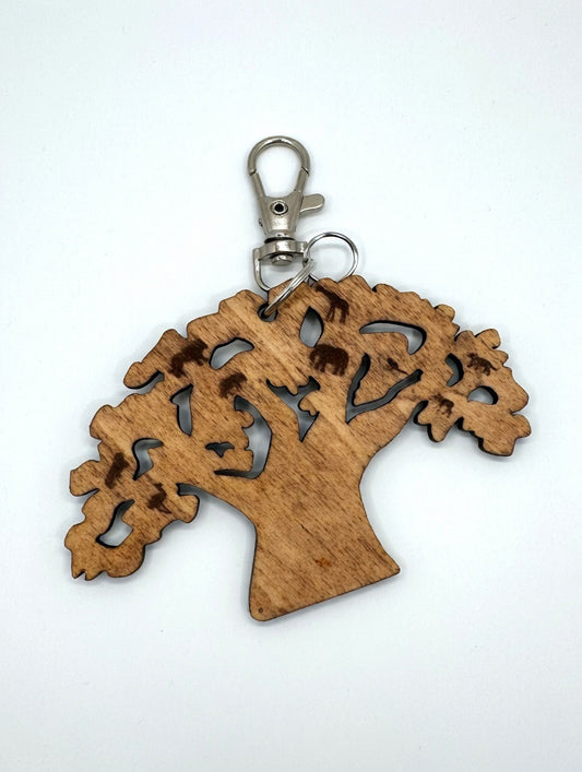 Laser Cut Tree of Life Keychain – Enchanted Nature Symbol Gift & Functional Key Holder