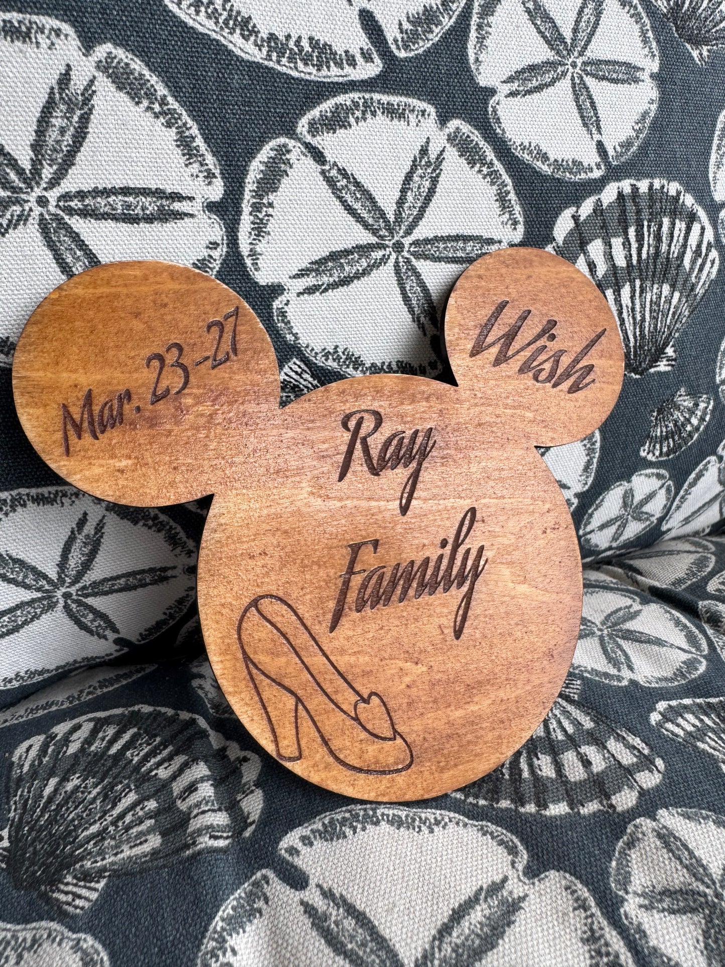 Personalized Wooden Disney Cruise Magnet | Custom Family Name DCL Door Decor | Cruise Ship Souvenir Gift