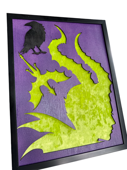 Mistress of Evil Pin Board | Gothic Inspired Dragon Pin Board