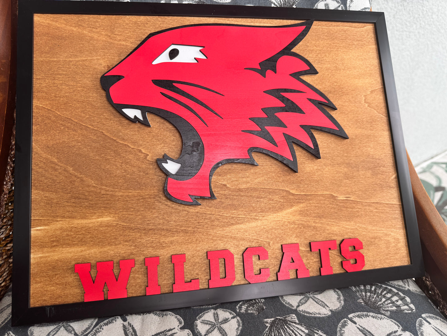 Wildcats Inspired Layered Wall Art | High School Musical Decor | Y2K Musical Theater Room Decor | Laser Cut Wooden Wall Hanging